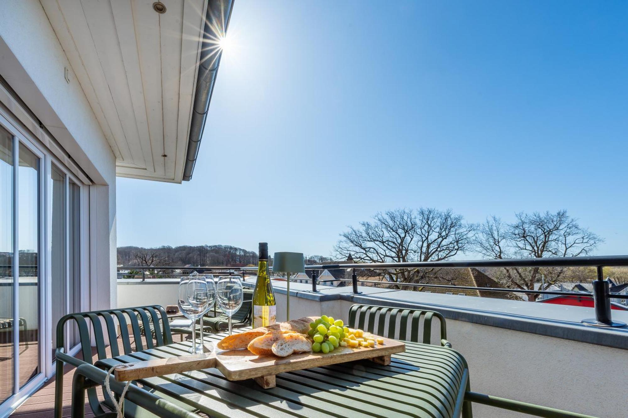 Villa Lindholm Wohnung 5 Penthouse Binz Dış mekan fotoğraf